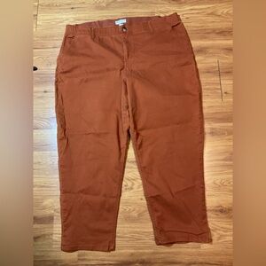 Terracotta Pants by Ava & Viv Comfort Waistband Women’s Plus Size 20W